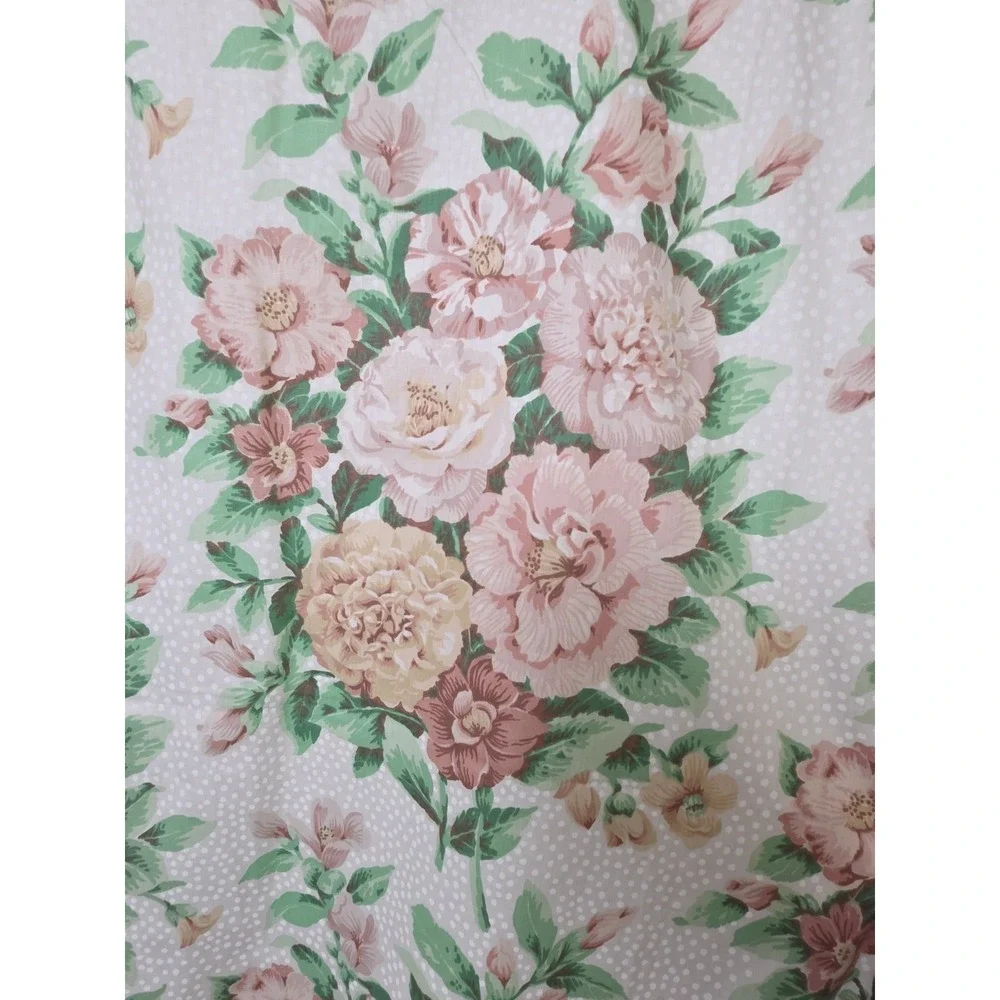 Vintage 80 90s Cottagecore Grandmillennial Floral Drapes Dots Romantic Chintz